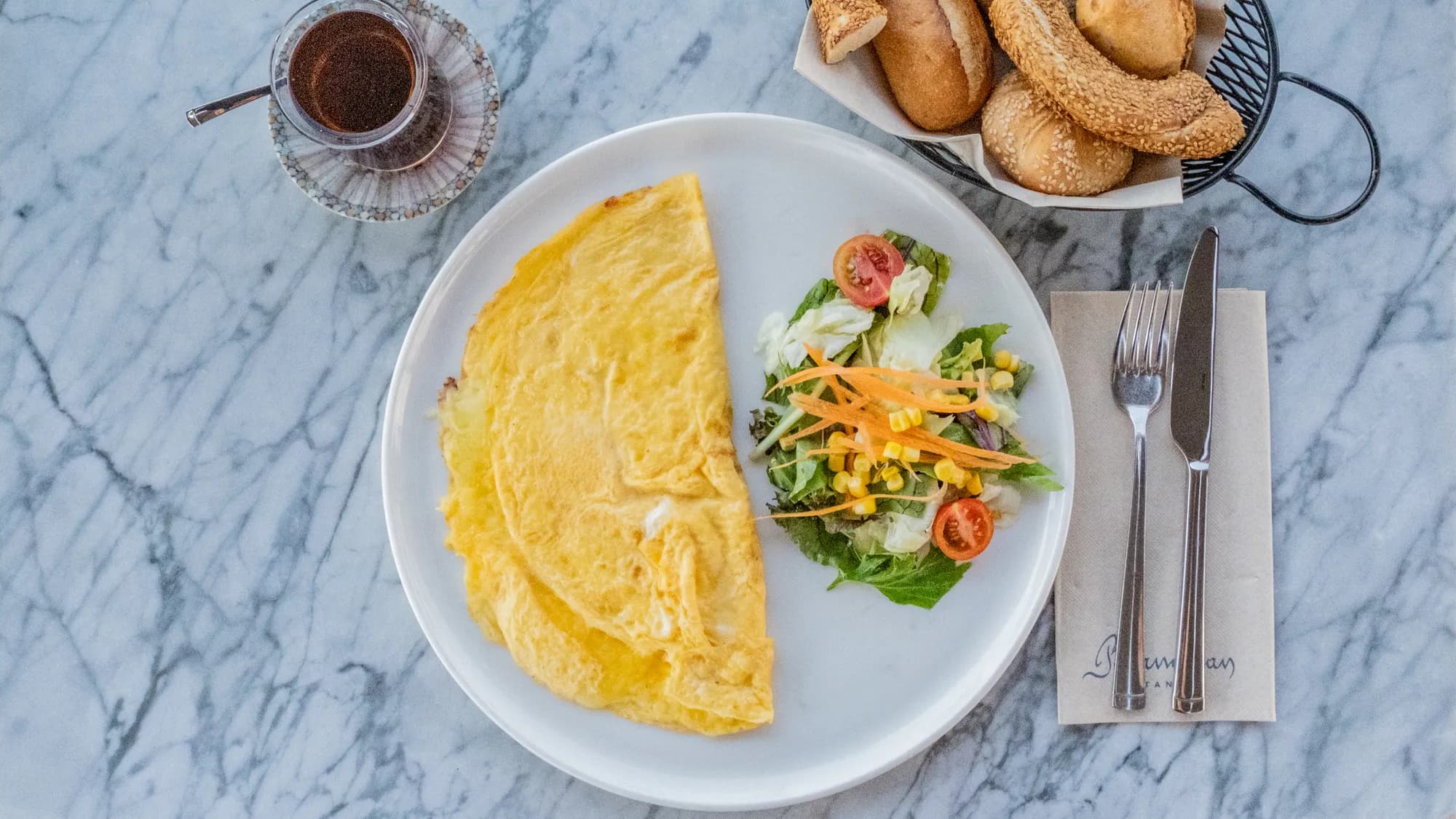 Peynirli Omlet, Taze Otlar